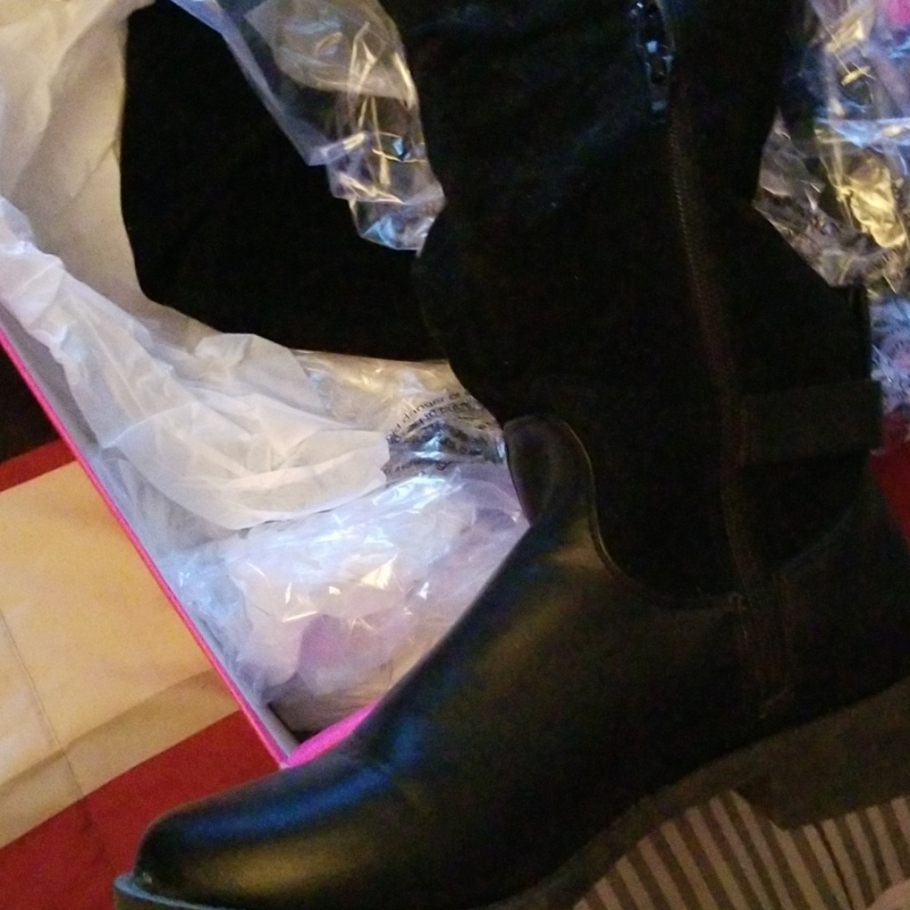 Knee High black boots